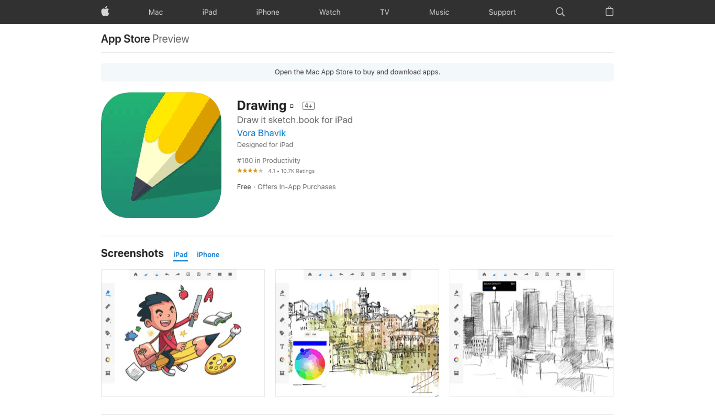 drawing app for mac in app store